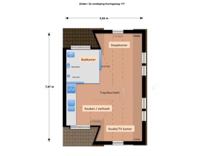 Kamer - Koningsweg - 3585LC - Utrecht